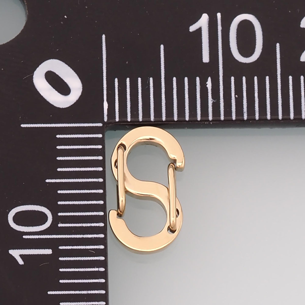 14K Gold Letter Clasp for Jewelry Making