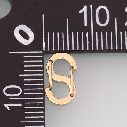 14K Gold Letter Clasp for Jewelry Making