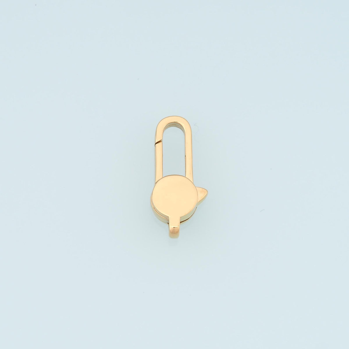 Lobster Spring Carabiner Clasp,14K Gold Stainless Steel Jewelry Closure,Waterproof Connector for DIY Necklace Bracelet Making