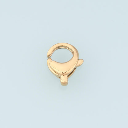 Lobster Spring Carabiner Clasp,14K Gold Stainless Steel Jewelry Closure,Waterproof Connector for DIY Necklace Bracelet Making