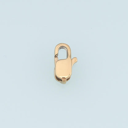 Lobster Spring Carabiner Clasp,14K Gold Stainless Steel Jewelry Closure,Waterproof Connector for DIY Necklace Bracelet Making