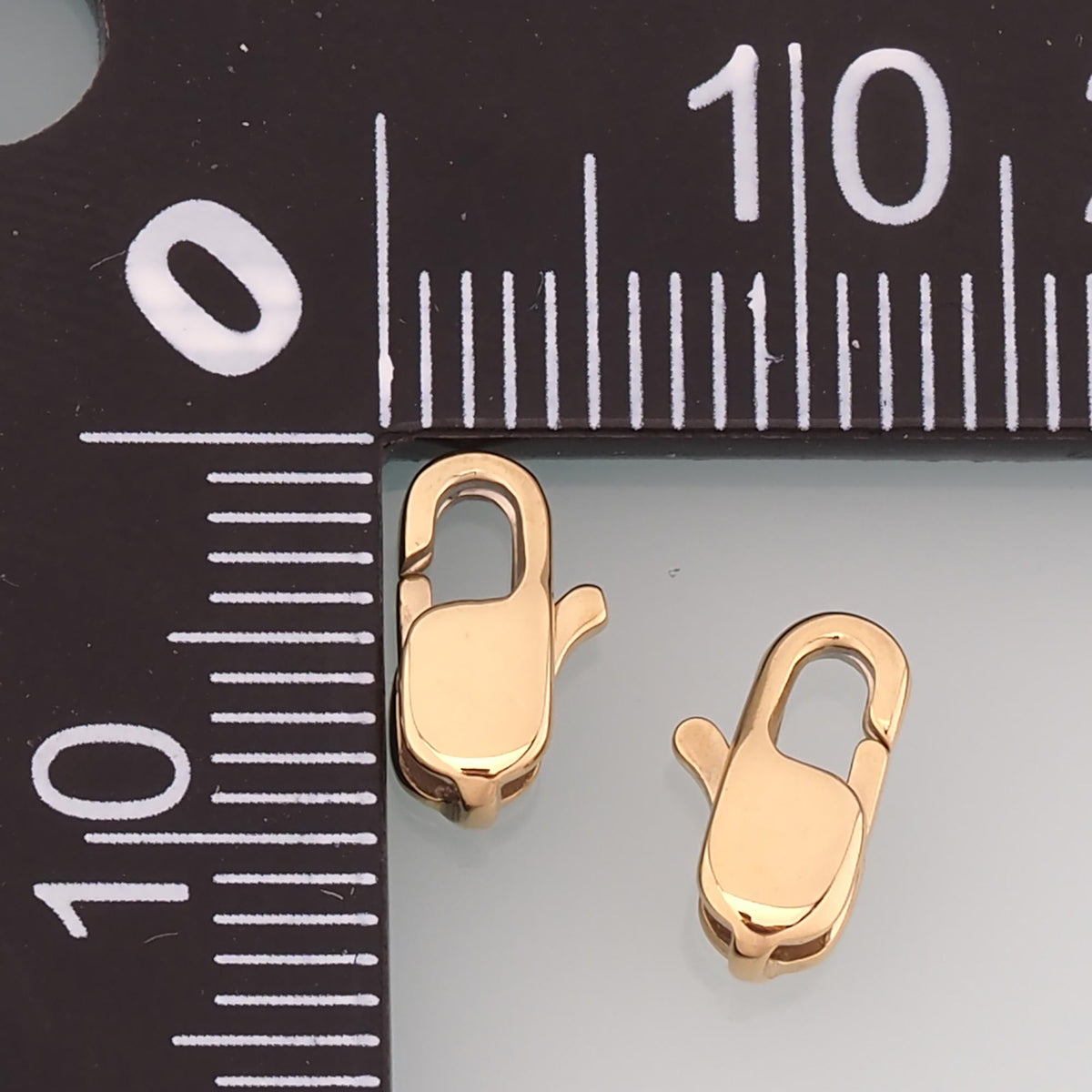 Lobster Spring Carabiner Clasp,14K Gold Stainless Steel Jewelry Closure,Waterproof Connector for DIY Necklace Bracelet Making