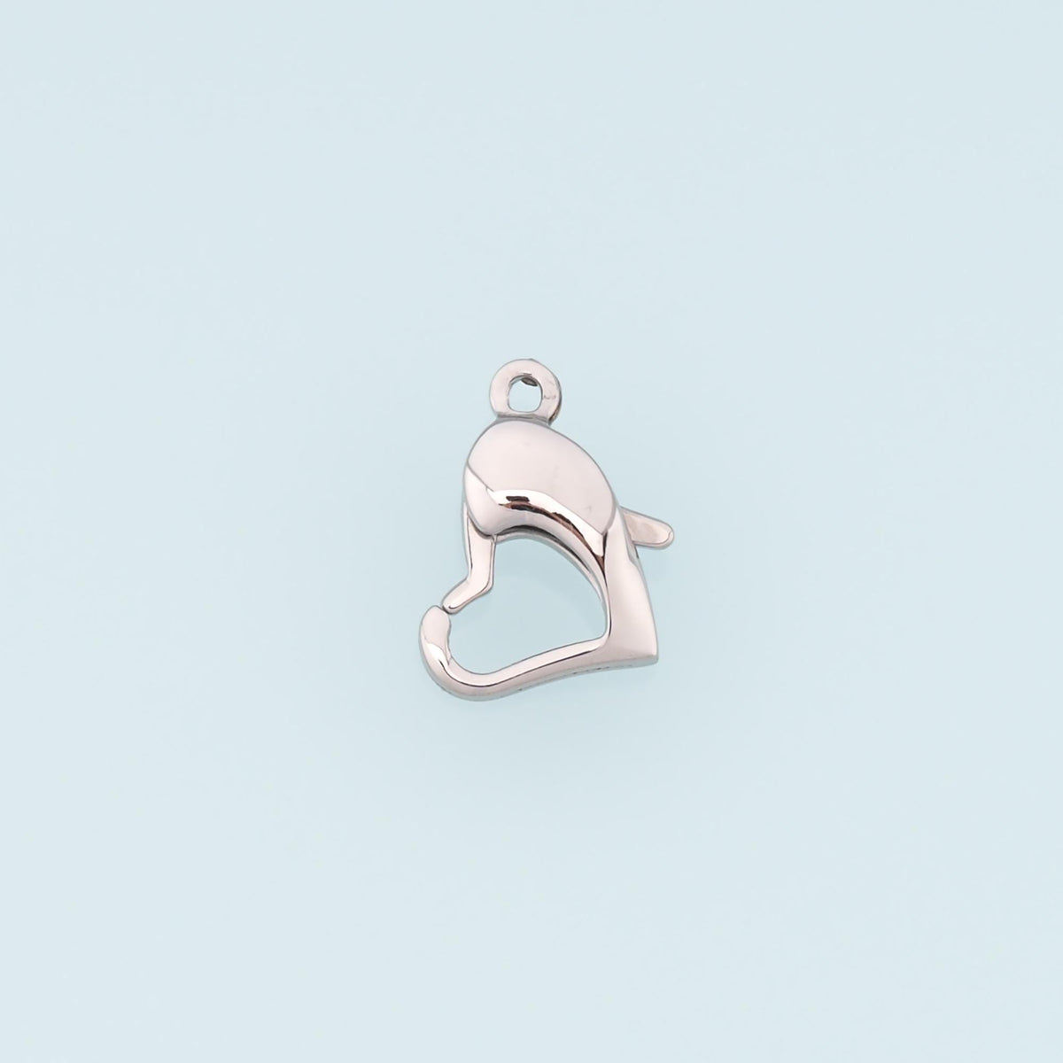 14K Gold Heart Clasp for Jewelry Making