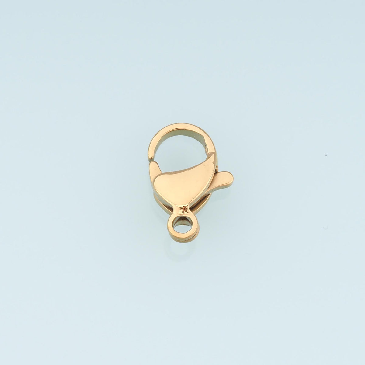 Lobster Spring Carabiner Clasp,14K Gold Stainless Steel Jewelry Closure,Waterproof Connector for DIY Necklace Bracelet Making