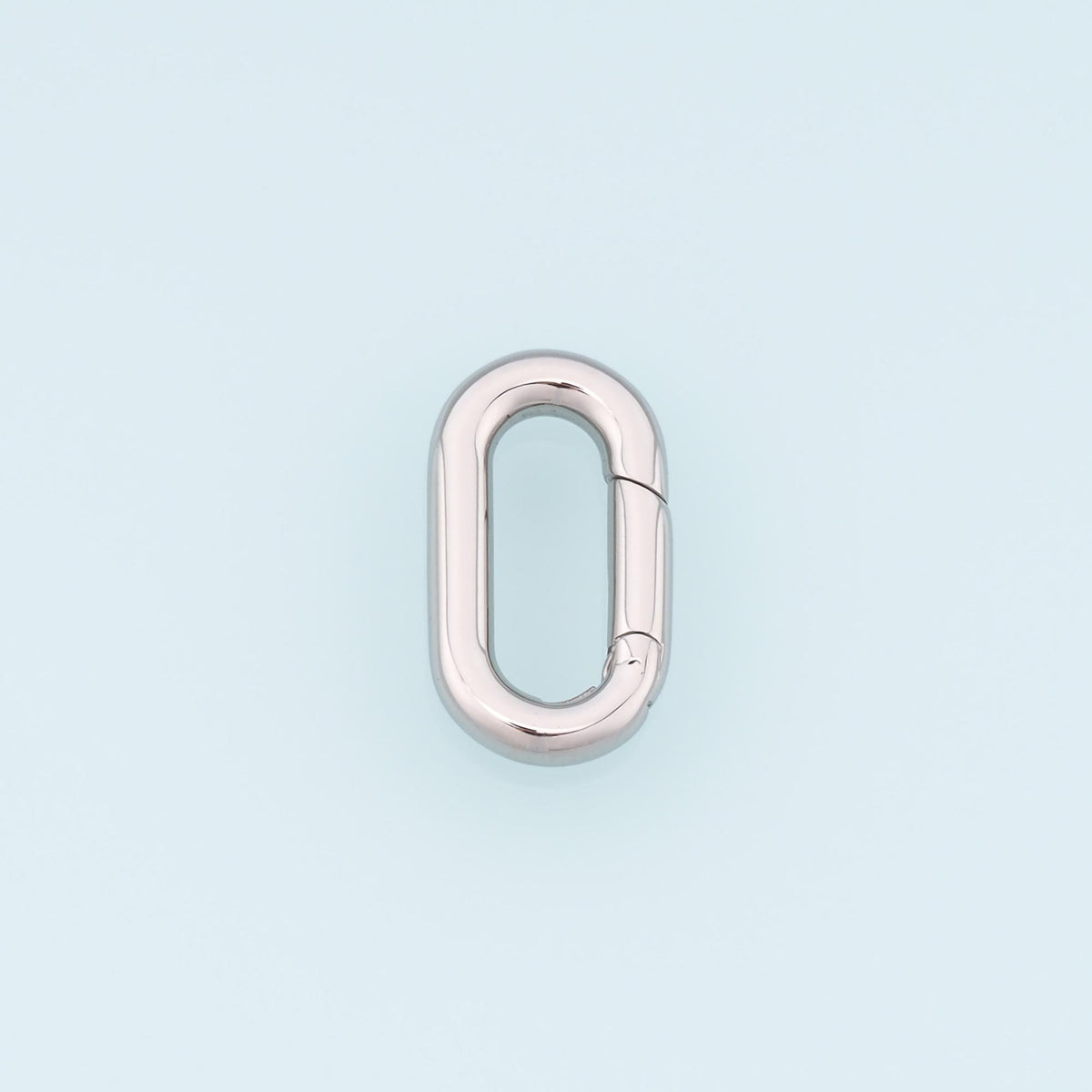 Oval Spring Carabiner Clasp,14K Gold Stainless Steel Jewelry Closure,Waterproof Connector for DIY Necklace Bracelet Making