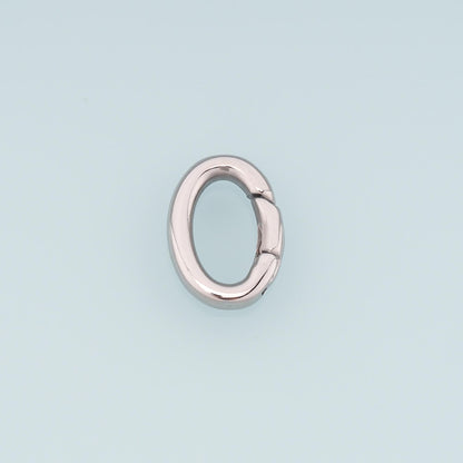 Oval Spring Carabiner Clasp,14K Gold Stainless Steel Connector ,Waterproof Connector for DIY Necklace Bracelet Making