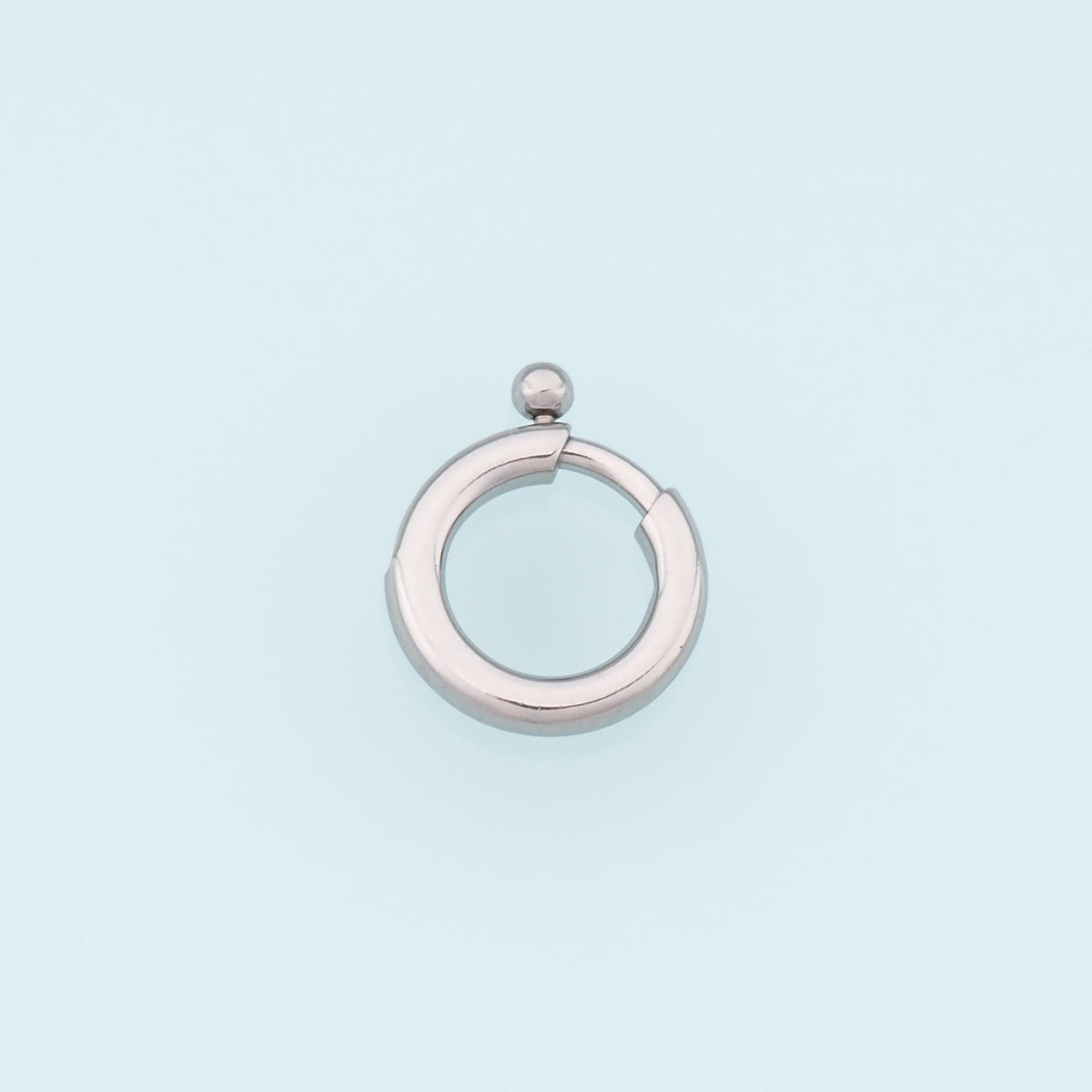 Round Spring Carabiner Clasp,14K Gold Stainless Steel Clasp,Waterproof Clasp Connector for DIY Necklace Bracelet Making
