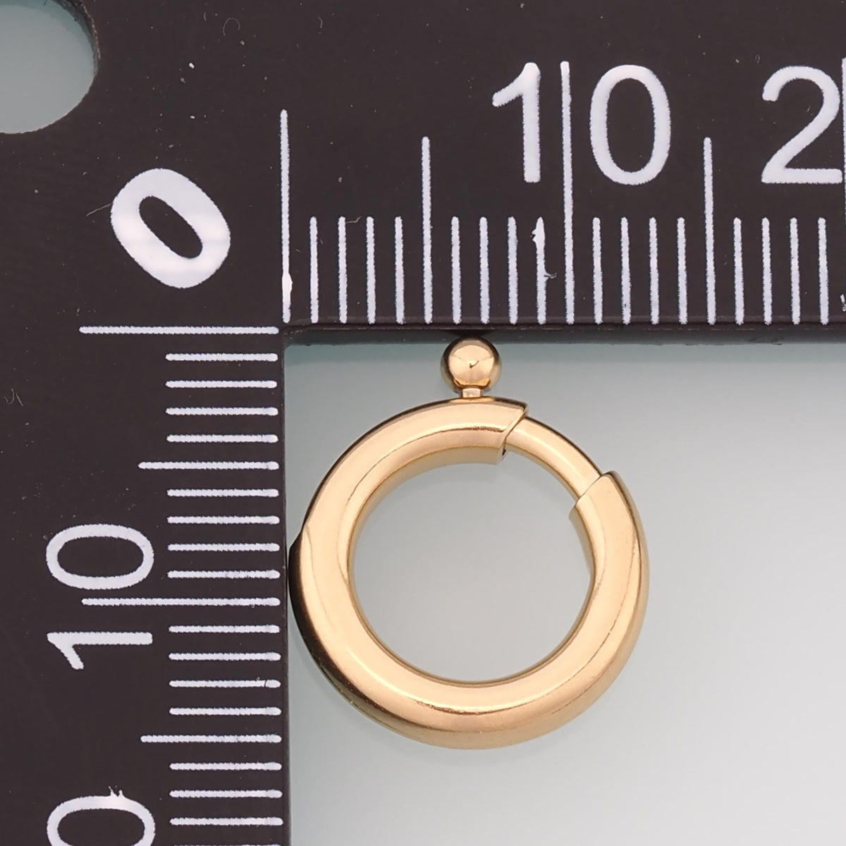 Round Spring Carabiner Clasp,14K Gold Stainless Steel Clasp,Waterproof Clasp Connector for DIY Necklace Bracelet Making
