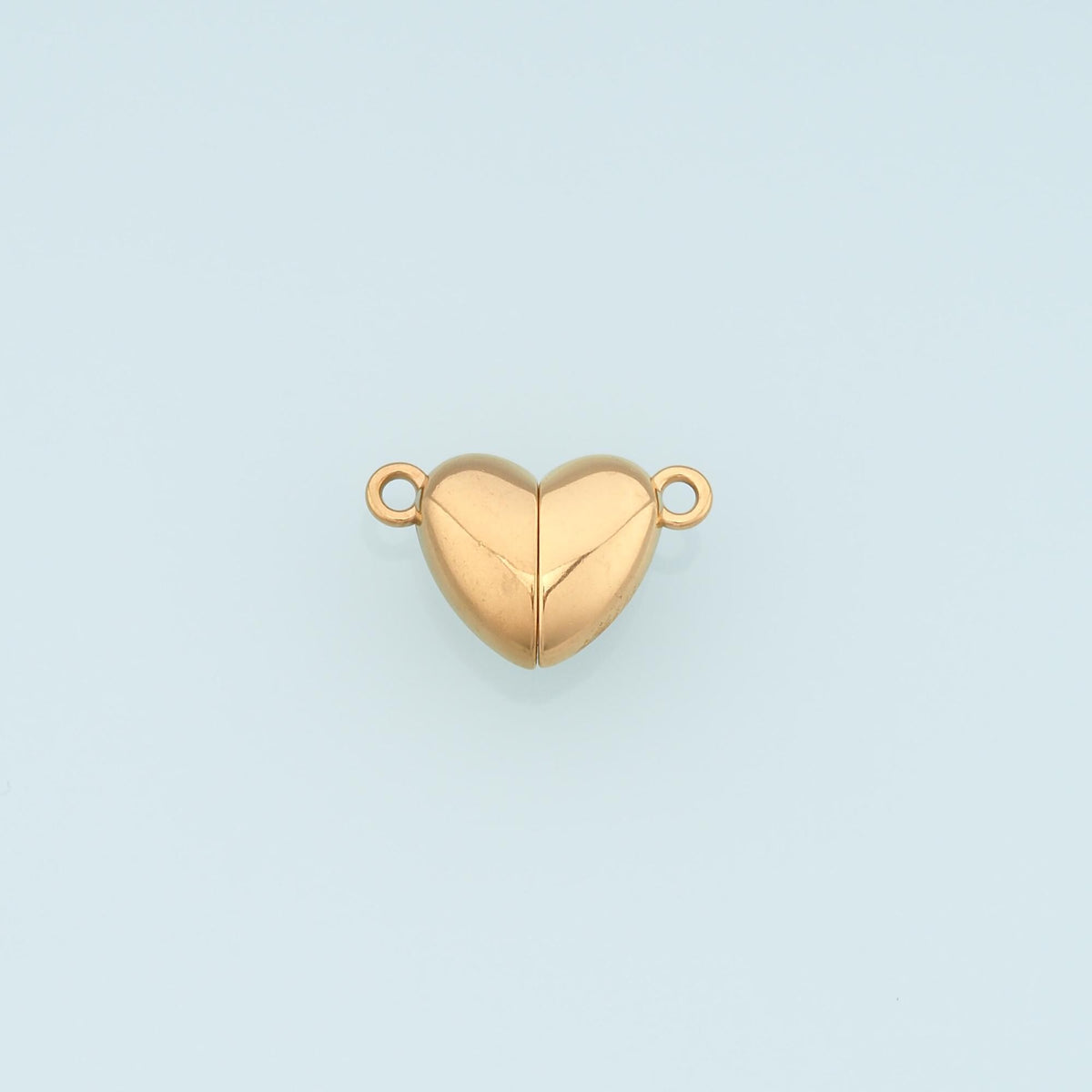 Heart Magnetic Bracelet Clasp Connector,14K Gold Stainless Steel Connector,Waterproof Connector for DIY Necklace Bracelet Mak