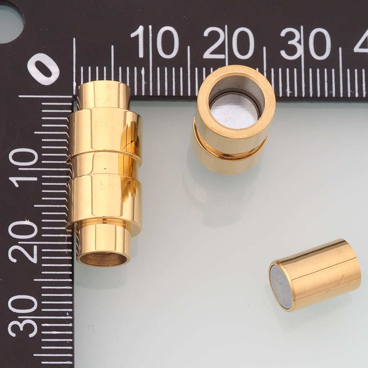 Magnetic Bracelet Buckle Clasp,14K Gold Stainless Steel Clasp,Waterproof Clasp for DIY Necklace Bracelet Making