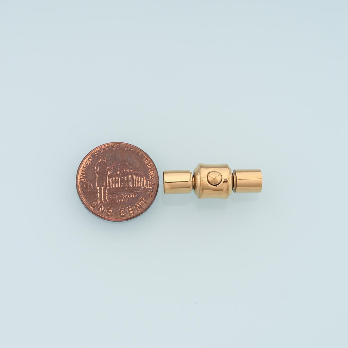 Magnetic Barrel Bracelet Connector Clasp,14K Gold Stainless Steel Clasp,Waterproof Clasp for DIY Necklace Bracelet Making