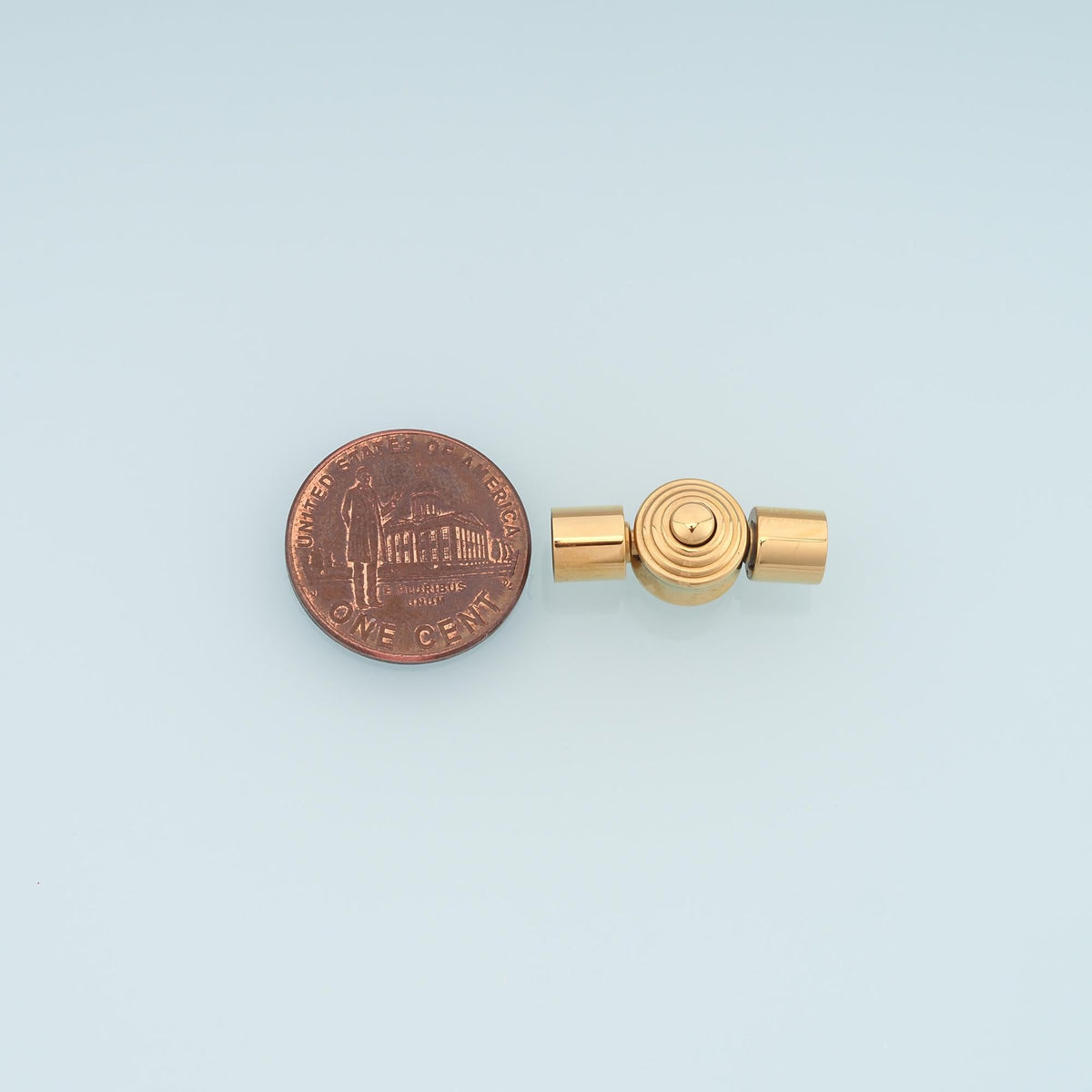 Magnetic Round Bracelet Connector Clasp,14K Gold Stainless Steel Clasp,Waterproof Clasp for DIY Necklace Bracelet Making