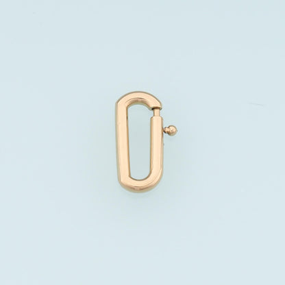 Oval Spring Carabiner Clasp,14K Gold Stainless Steel Clasp,Waterproof Clasp Connector for DIY Necklace Bracelet Making