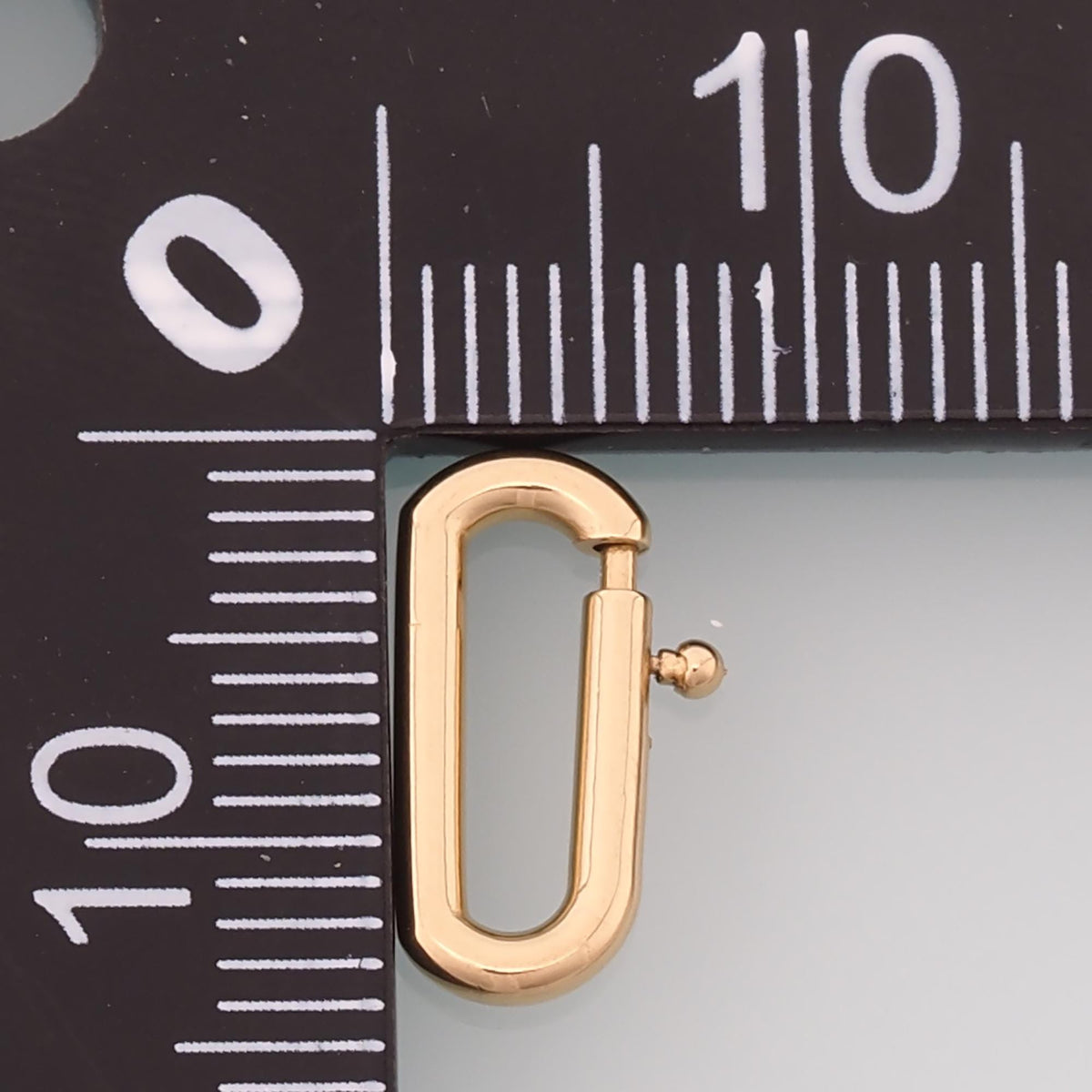 Oval Spring Carabiner Clasp,14K Gold Stainless Steel Clasp,Waterproof Clasp Connector for DIY Necklace Bracelet Making