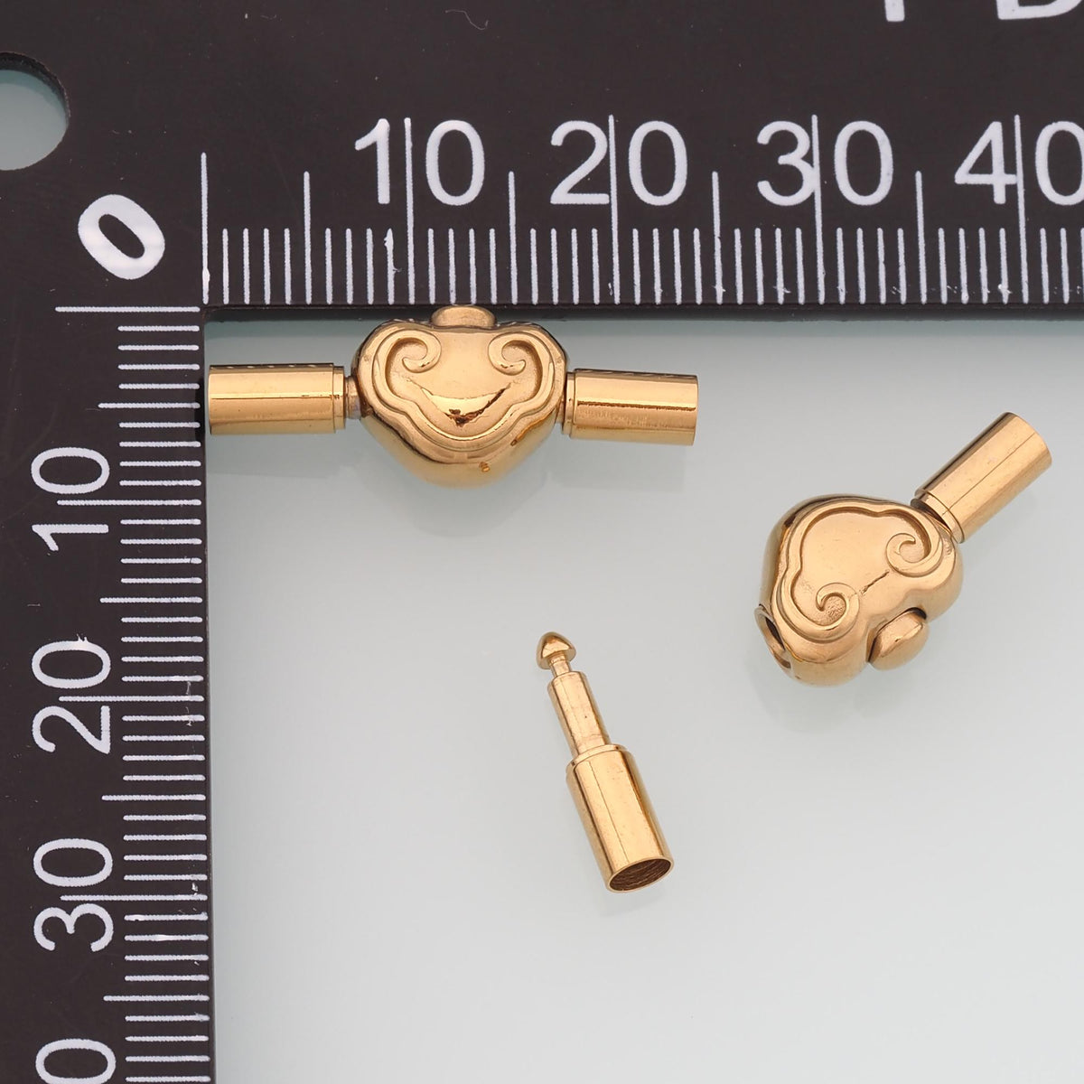 Magnetic Cloud Bracelet Connector Clasp,14K Gold Stainless Steel Clasp,Waterproof Clasp for DIY Necklace Bracelet Making