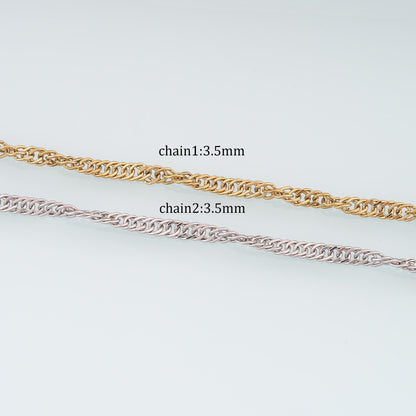 14K Gold Snake Snake Chain 3.28 ft, 16.40 ft for Jewelry Making