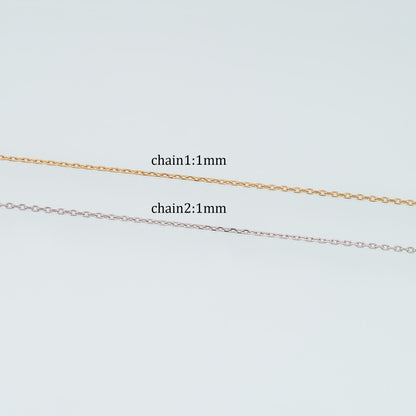 Stainless Steel Thin Round Chain,14K Gold Stainless Steel Chain,Waterproof Chain for DIY Necklace Bracelet Making