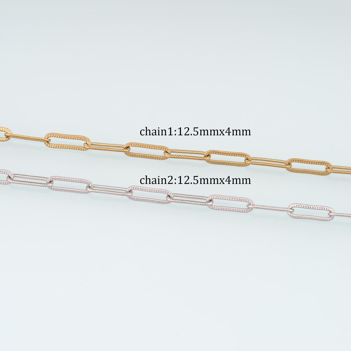 Stainless Steel Embossed Radial Texture Oval Chain,14K Gold Stainless Steel Chain,Waterproof Chain for DIY Necklace Bracelet 