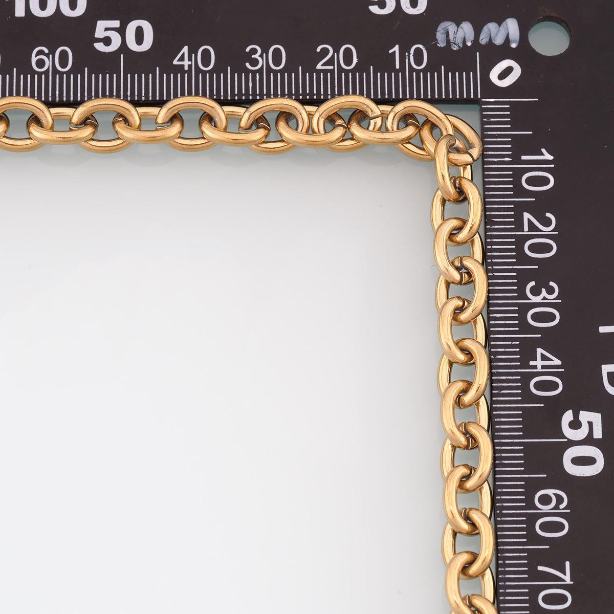 Stainless Steel Cuba Chain,14K Gold Stainless Steel Chain,Waterproof Chain for DIY Necklace Bracelet Making