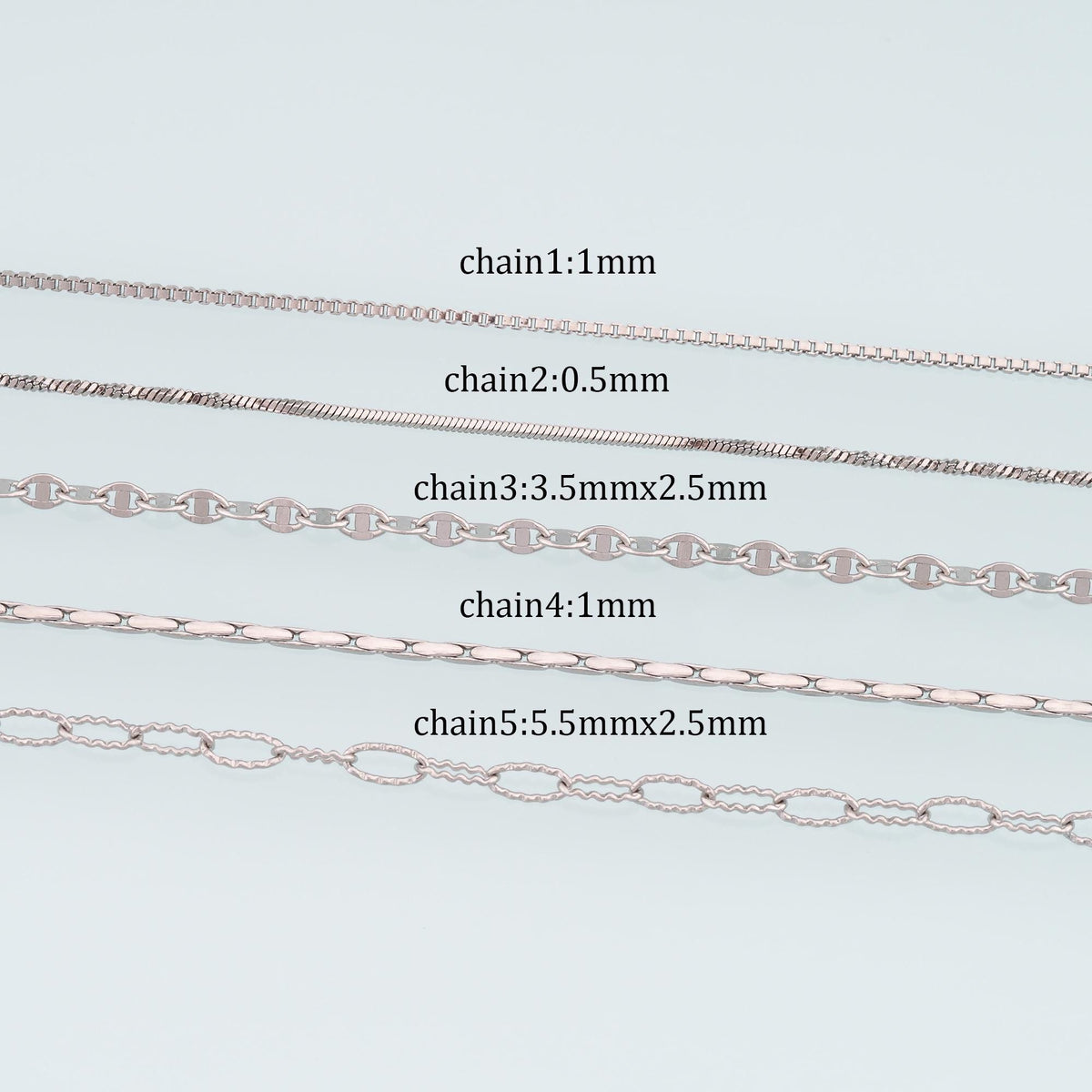 Stainless Steel Oval Chain,Silver Stainless Steel Chain,Waterproof Chain for DIY Necklace Bracelet Making