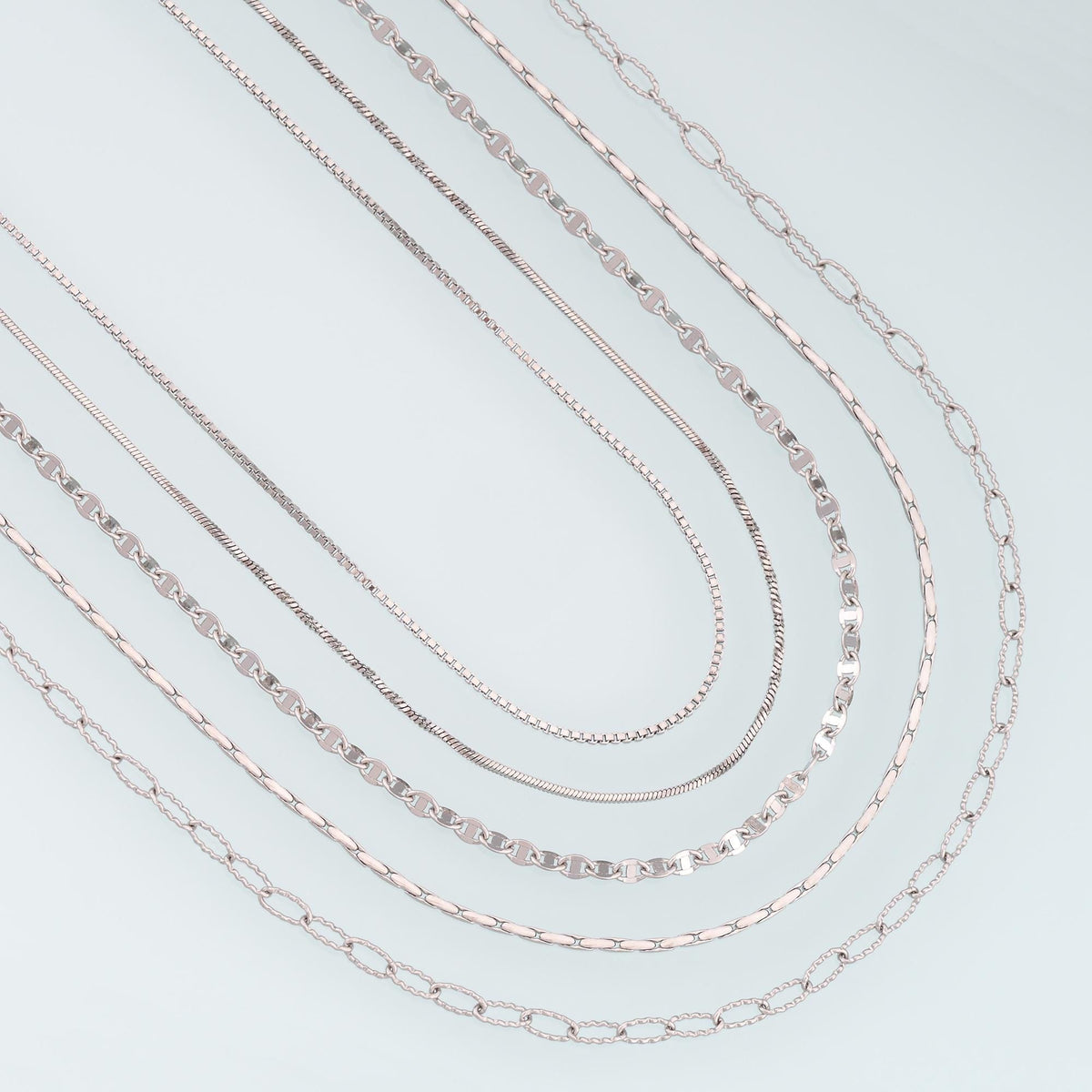 Stainless Steel Oval Chain,Silver Stainless Steel Chain,Waterproof Chain for DIY Necklace Bracelet Making