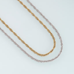 Stainless Steel Chopin Chain,14K Gold Stainless Steel Chain,Waterproof Chain for DIY Necklace Bracelet Making