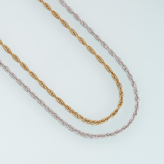 Stainless Steel Chopin Chain,14K Gold Stainless Steel Chain,Waterproof Chain for DIY Necklace Bracelet Making