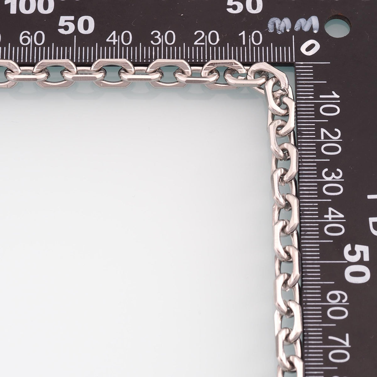 Stainless Steel Oval Chain,Silver Stainless Steel Chain,Waterproof Chain for DIY Necklace Bracelet Making
