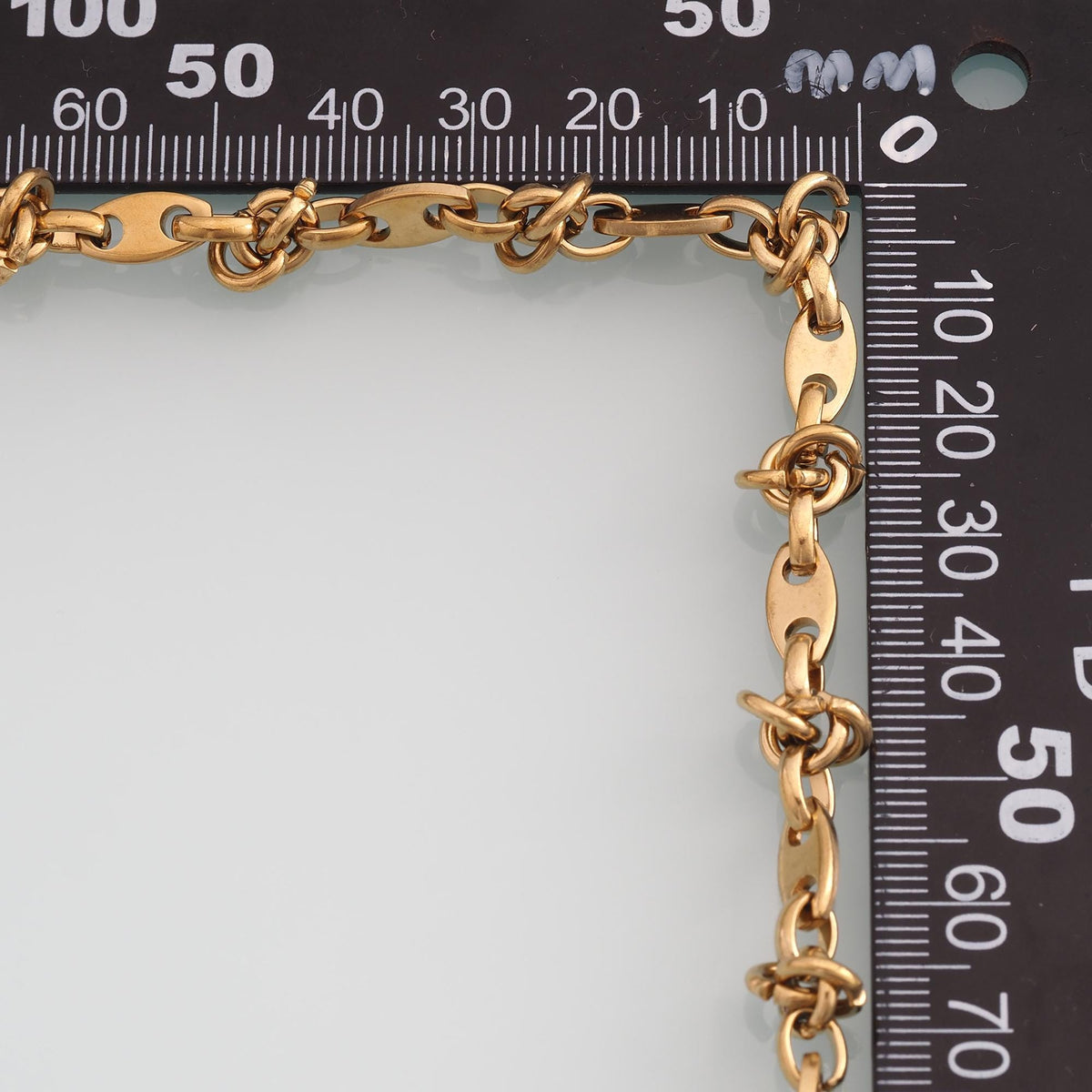 Stainless Steel Twist Oval Chain,14K Gold Stainless Steel Chain,Waterproof Chain for DIY Necklace Bracelet Making