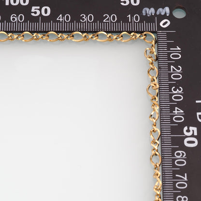 Stainless Steel Embossed Heart Chain,14K Gold Stainless Steel Chain,Waterproof Chain for DIY Necklace Bracelet Making