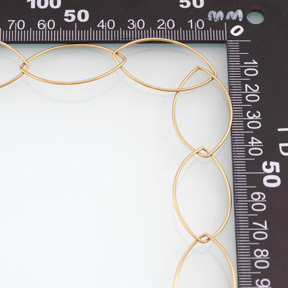 Stainless Steel Twist Oval Chain,14K Gold Stainless Steel Chain,Waterproof Chain for DIY Necklace Bracelet Making