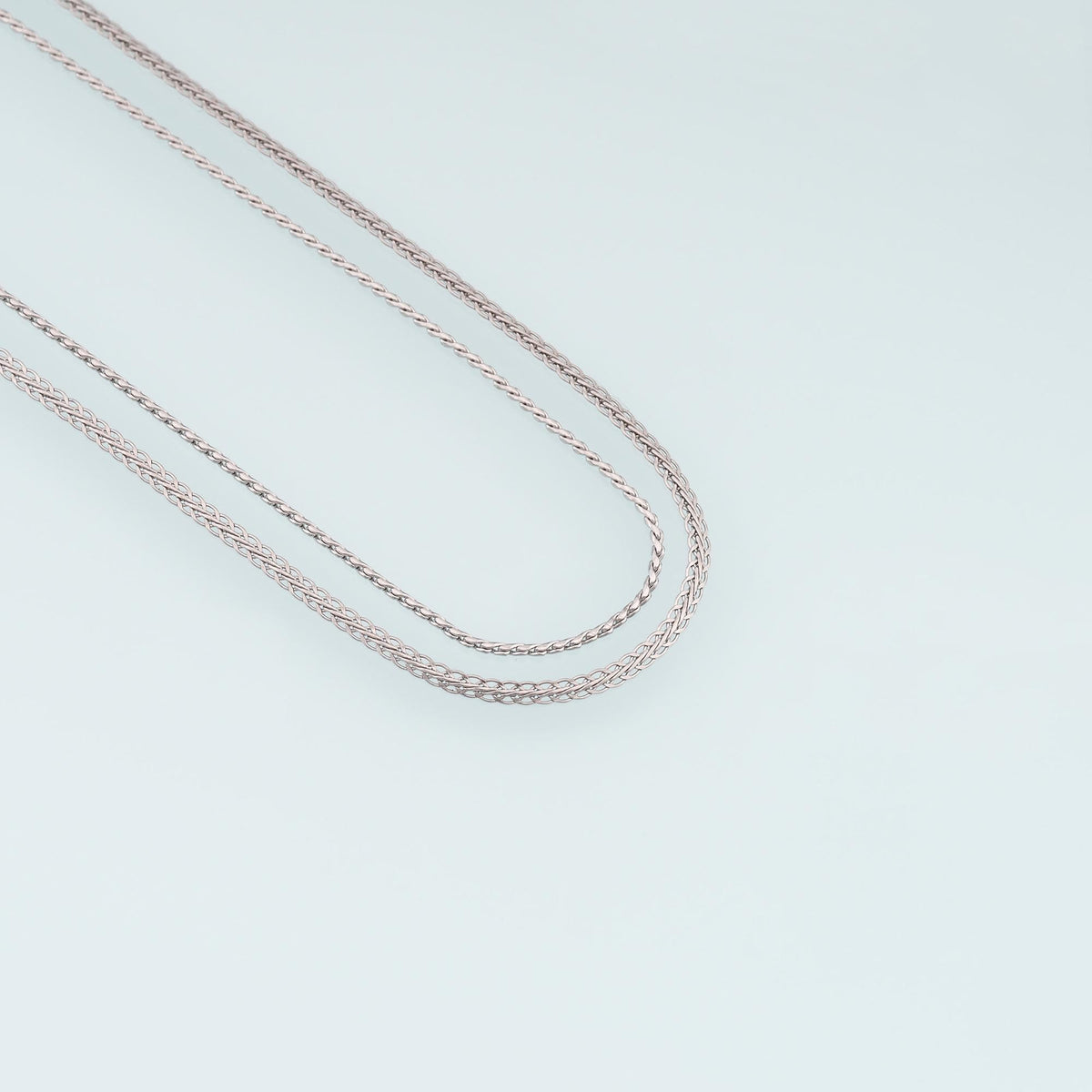 Stainless Steel Chopin Chain,Silver Stainless Steel Chain,Waterproof Chain for DIY Necklace Bracelet Making
