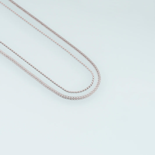 Stainless Steel Chopin Chain,Silver Stainless Steel Chain,Waterproof Chain for DIY Necklace Bracelet Making
