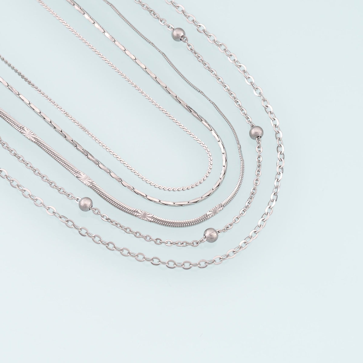 Stainless Steel Snake Bone Chain,Silver Stainless Steel Chain,Waterproof Chain for DIY Necklace Bracelet Making