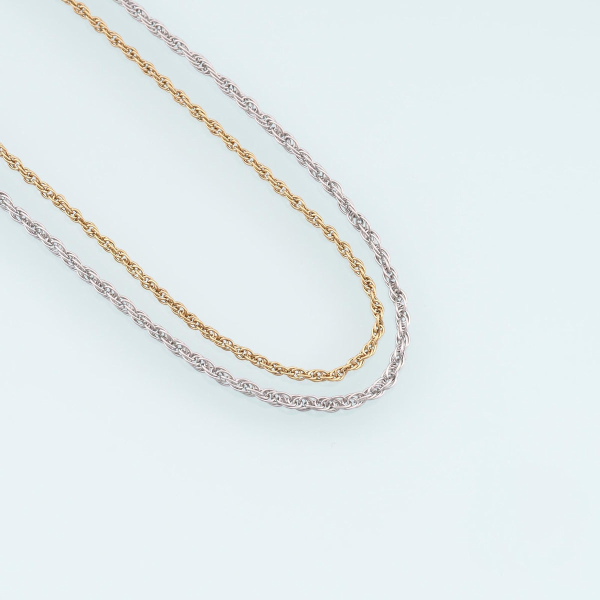 Stainless Steel Chopin Chain,14K Gold Stainless Steel Chain,Waterproof Chain for DIY Necklace Bracelet Making