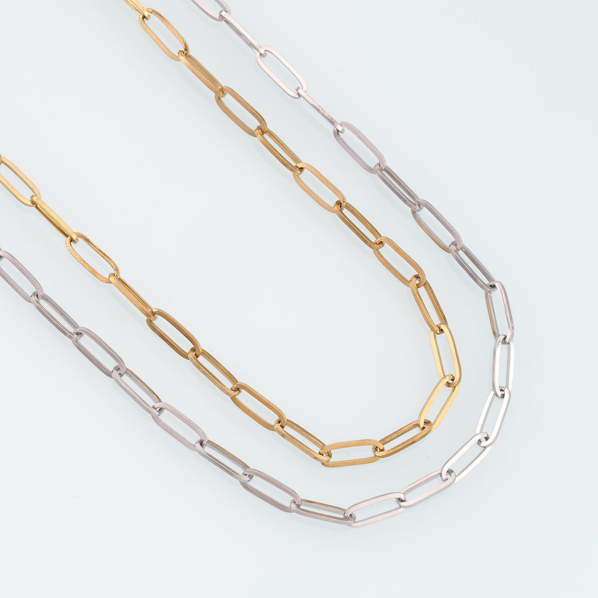 Stainless Steel Oval Chain,14K Gold Stainless Steel Chain,Waterproof Chain for DIY Necklace Bracelet Making