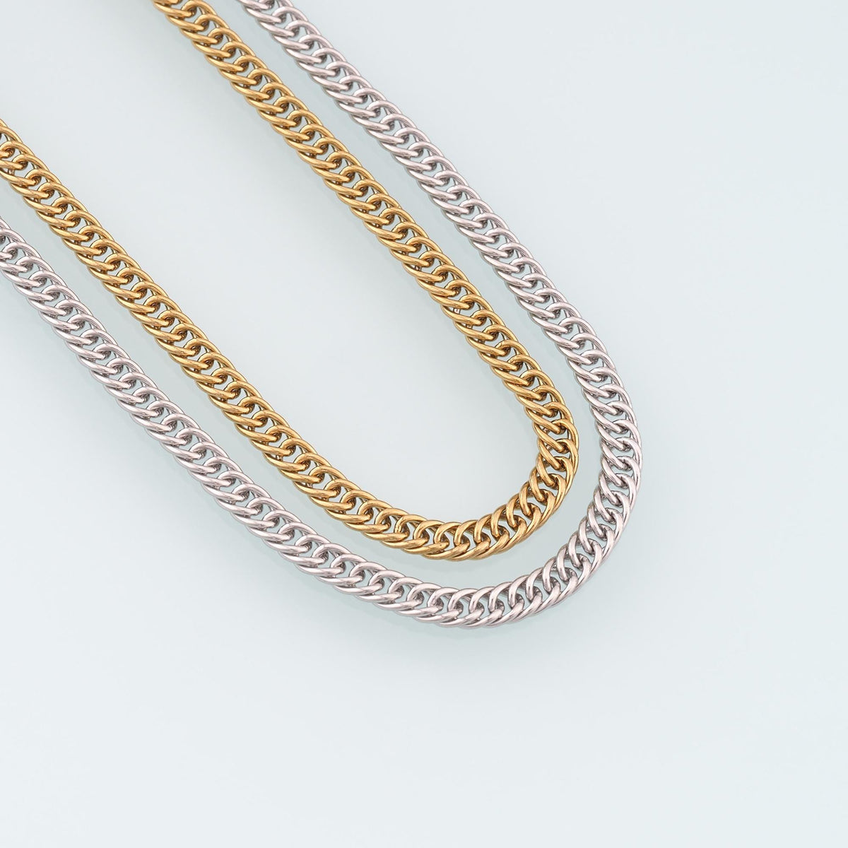 Stainless Steel Meso Chain,14K Gold Stainless Steel Chain,Waterproof Chain for DIY Necklace Bracelet Making