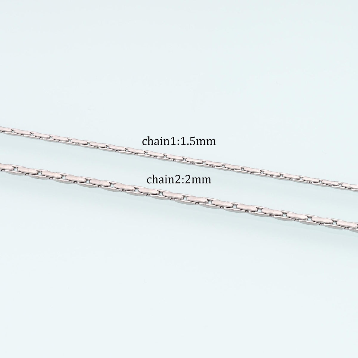 Stainless Steel Oval Chain,Silver Stainless Steel Chain,Waterproof Chain for DIY Necklace Bracelet Making