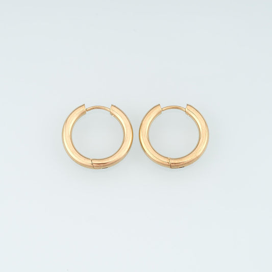 14K Gold Huggie Hoop Earrings for Jewelry Making