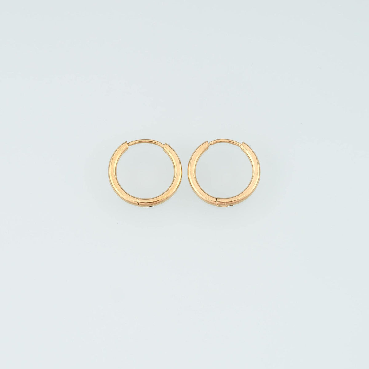 A Pair Stainless Steel Huggie Earrings, 14K Gold Filled Waterproof Never Fade Huggie Hoops,Everyday DIY Jewelry Ear Stack Jew