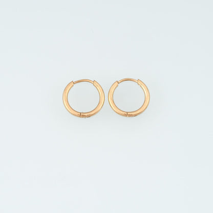 A Pair Stainless Steel Huggie Earrings, 14K Gold Filled Waterproof Never Fade Huggie Hoops,Everyday DIY Jewelry Ear Stack Jew