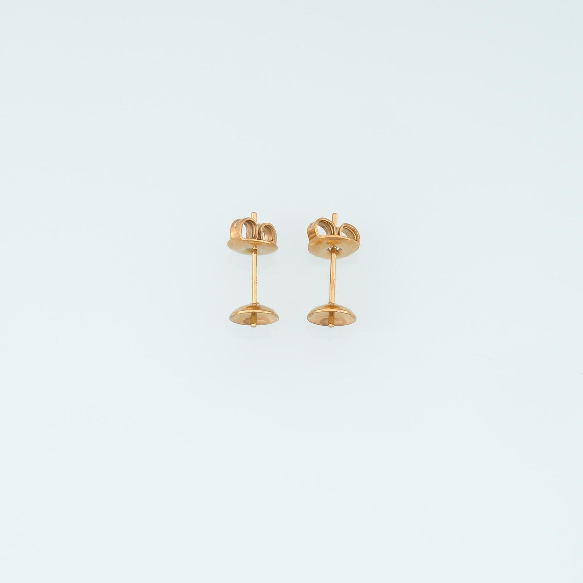 A Pair Stainless Steel Earrings Stud, 14K Gold Filled Waterproof Never Fade Earrings Stud,Everyday DIY Jewelry Ear Stack Jewe