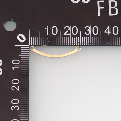 14K Gold Connector 25.5 mm, 24 mm for Jewelry Making