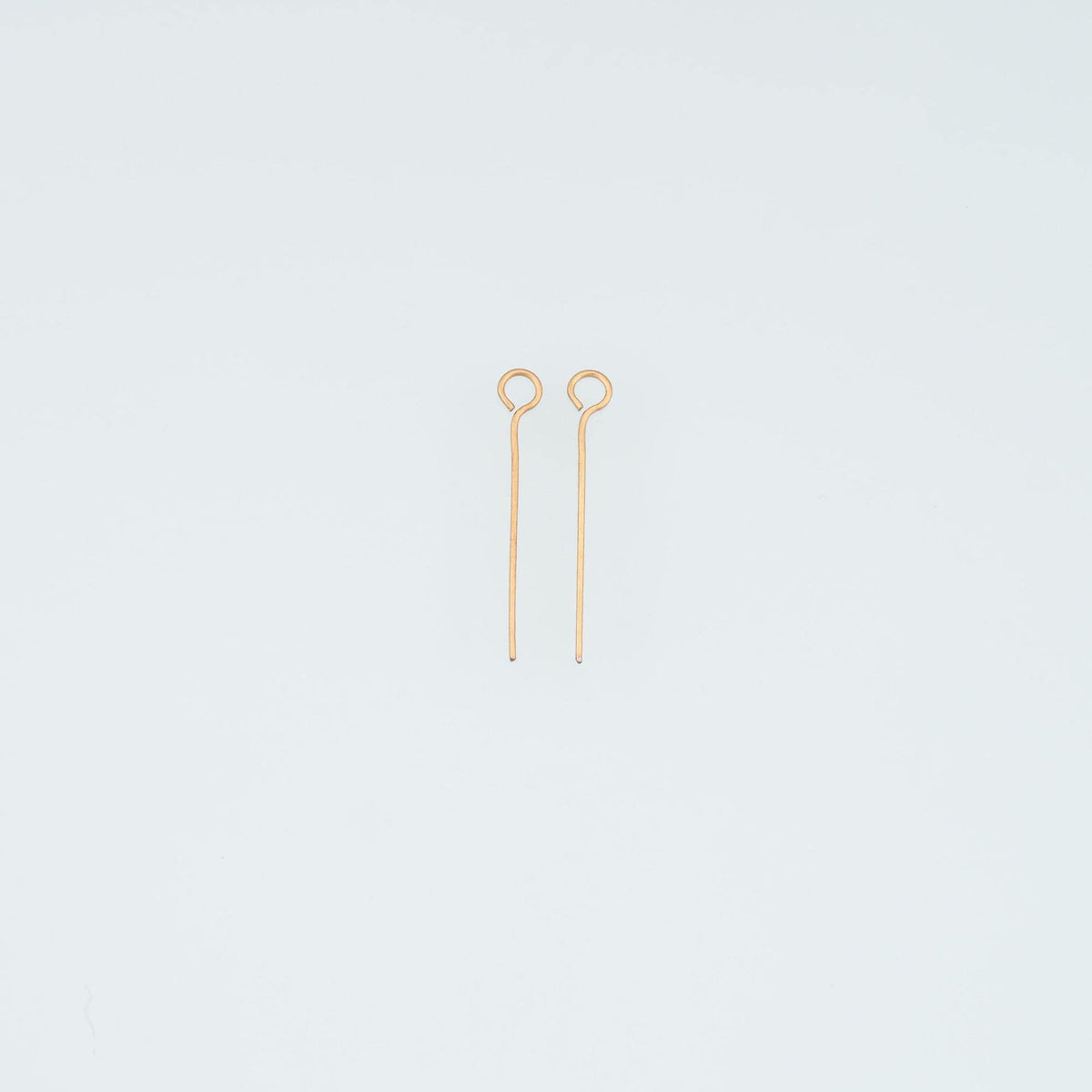 A Pair Stainless Steel Beading Eye Stud, 14K Gold Filled Waterproof Never Fade Earrings Stud,Everyday DIY Jewelry Ear Stack J