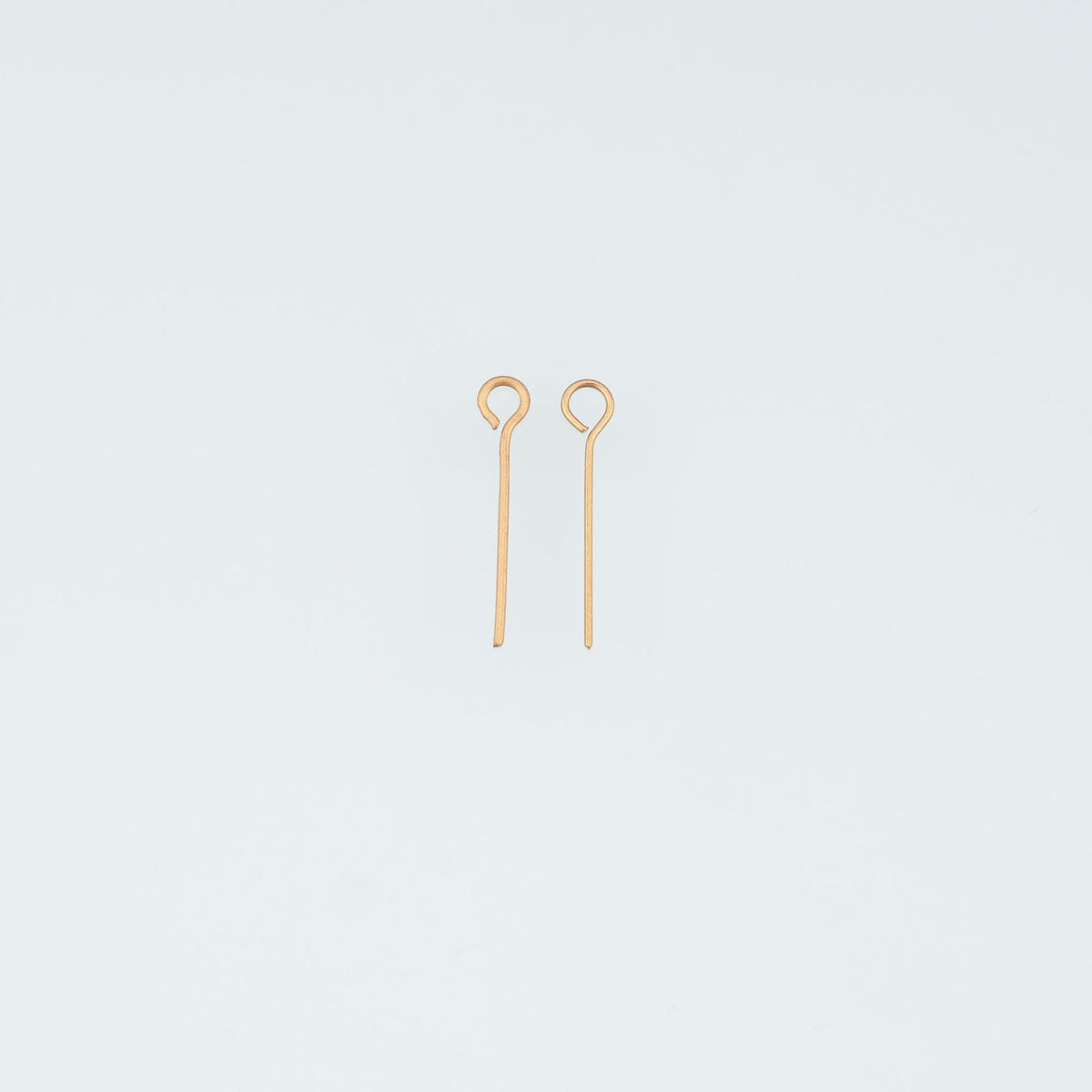 A Pair Stainless Steel Beading Eye Stud, 14K Gold Filled Waterproof Never Fade Earrings Stud,Everyday DIY Jewelry Ear Stack J