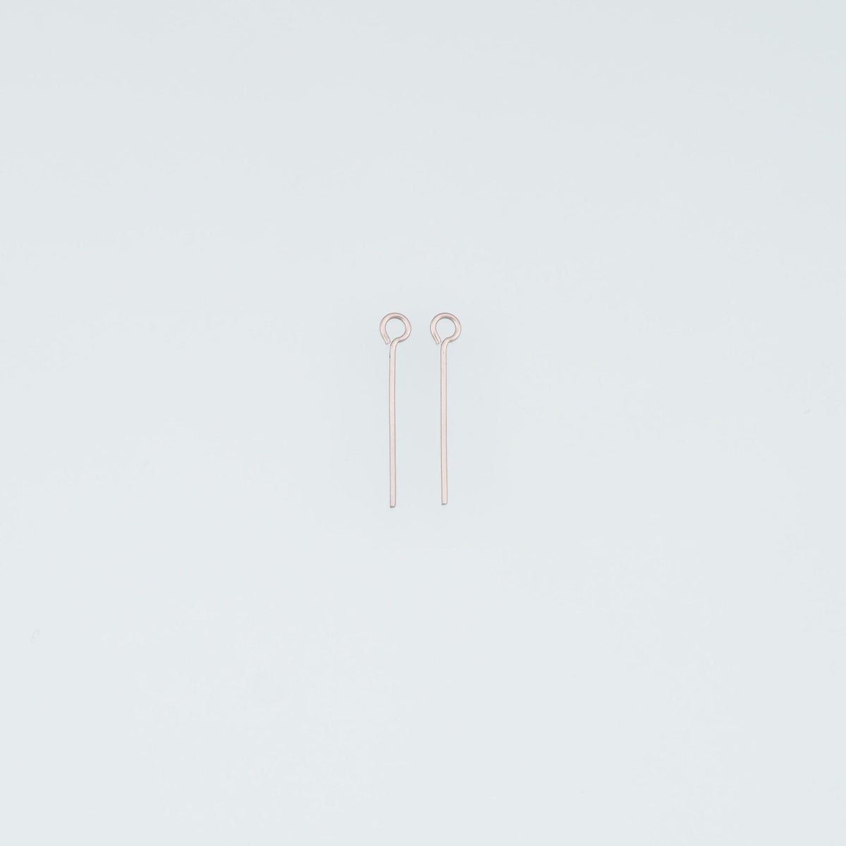 A Pair Stainless Steel Beading Eye Stud, 14K Gold Filled Waterproof Never Fade Earrings Stud,Everyday DIY Jewelry Ear Stack J