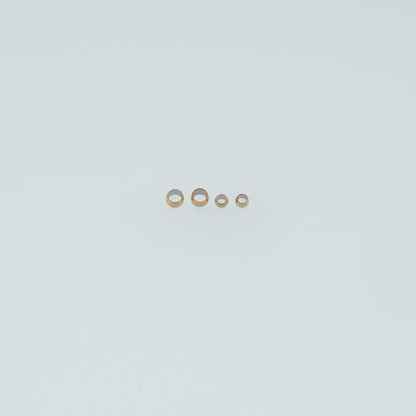 14K Gold Round Round Beads 2 mm, 1.5 mm for Jewelry Making