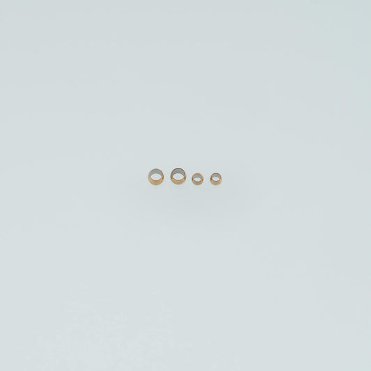 14K Gold Round Round Beads 2 mm, 1.5 mm for Jewelry Making