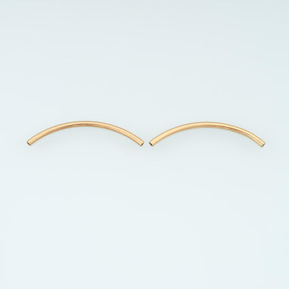 14K Gold Spacer Beads 40 mm, 25 mm for Jewelry Making