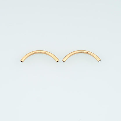 14K Gold Spacer Beads 40 mm, 25 mm for Jewelry Making